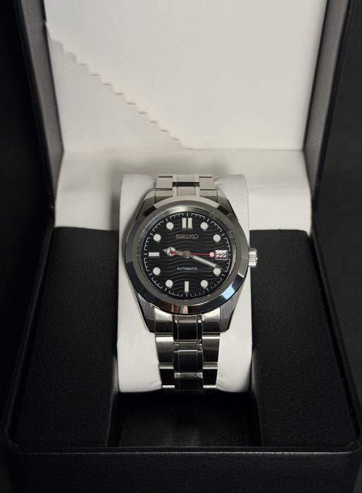 Relógio Automático Seiko Mod Black Seamaster