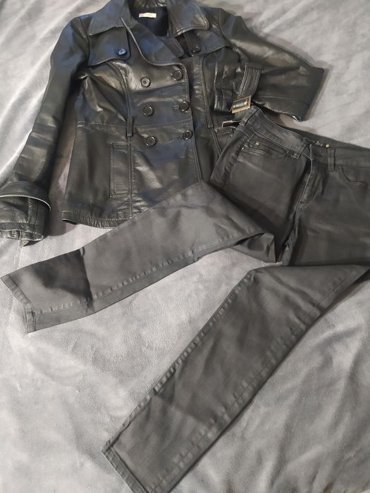 Шкіряна куртка розмір s