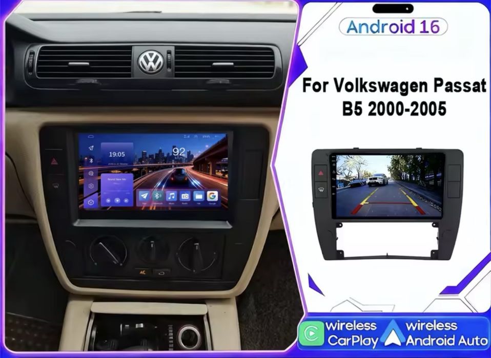 Андроїд магнітола Volkswagen VW Passat (B5) 2000-2005 рр.