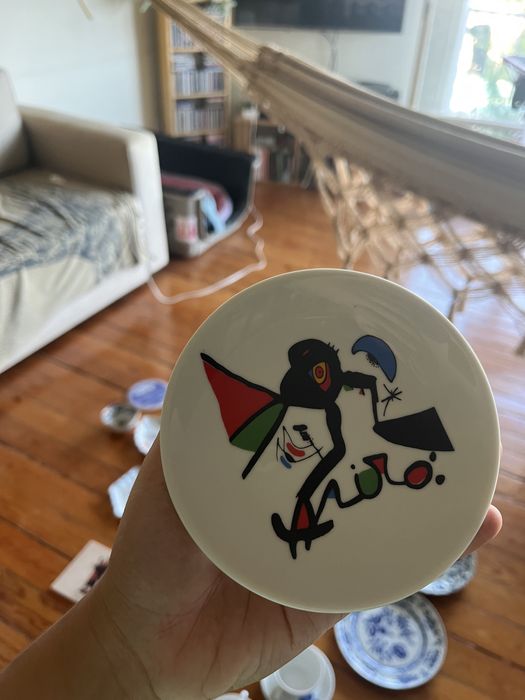 Prato Joan Miró Pintado à Mão