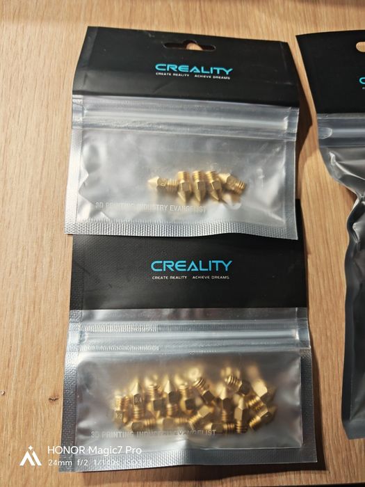 Dysze creality 0.4,rolki,filtry czyszczące