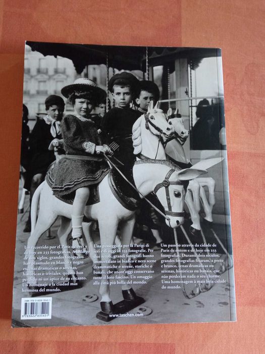 Livro de fotografia sobre Paris, 2004 (como novo)