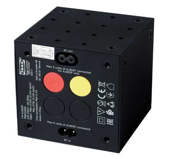 IKEA FREKVENS Oświetlenie wielofunkcyjne LED, czarny