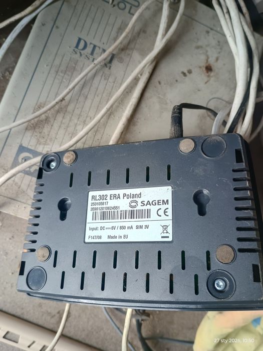 Telefoniczna centrala abonencka Telpol CA1x5 DTM + modem Sagem RL302