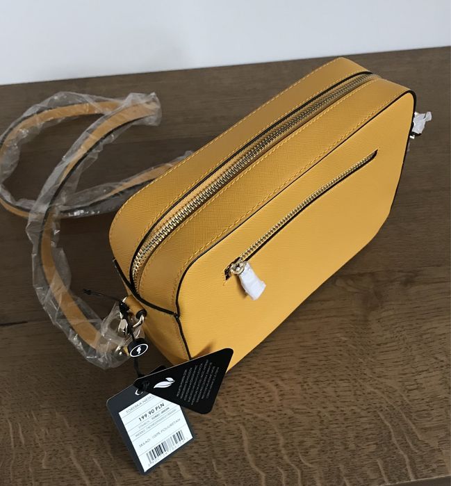 ** OCHNIK ** cudo TOREC, elegancka, musztardowa -nowa - sklep 199,90 z