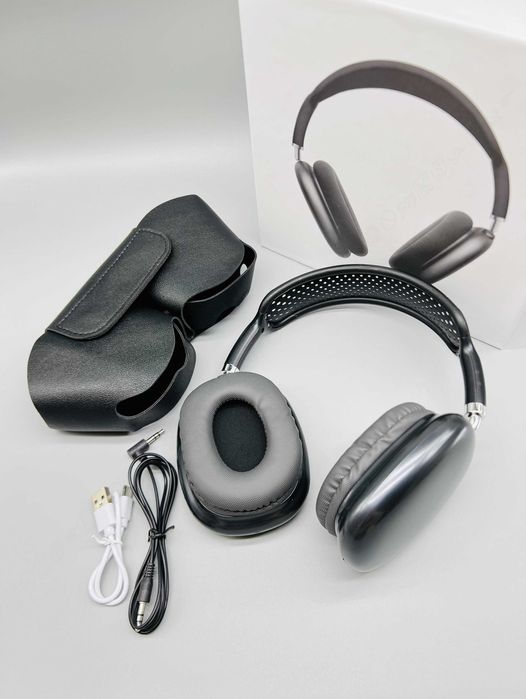 Беспроводные Наушники аірподс Max Black LUX 1в1 без шумки