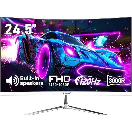 Gawfolk gf245a 24-calowy monitor z głośnikiem, monitor PC 120 czarny