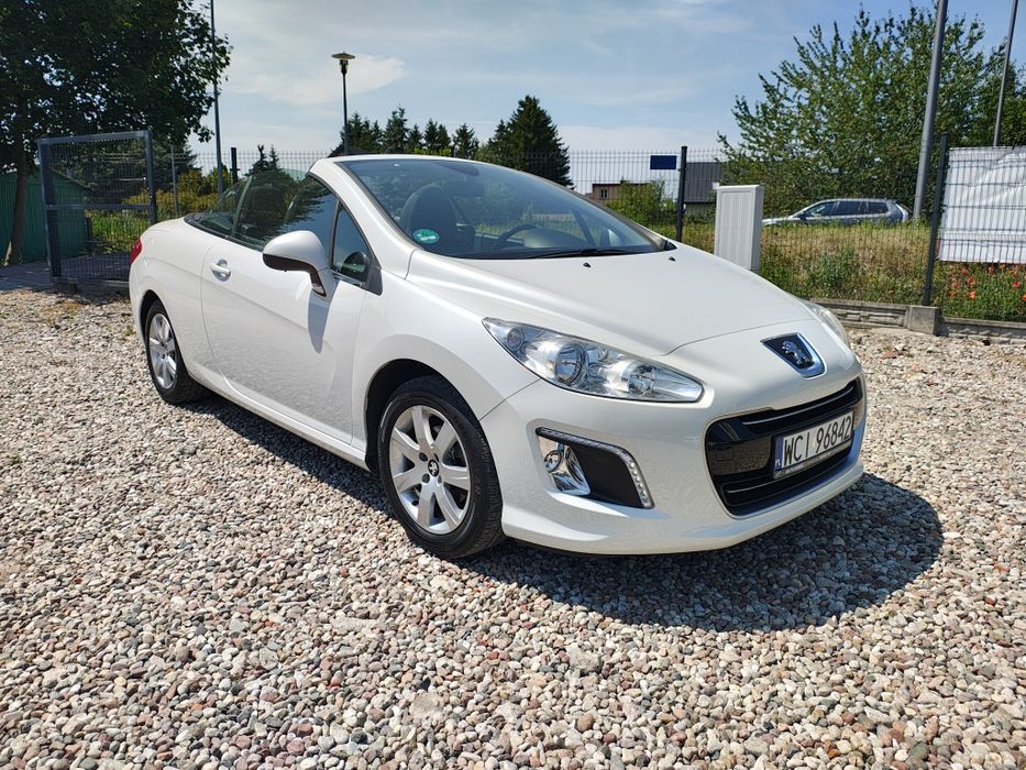 Peugeot 308 cc 1.6 16v biała perła