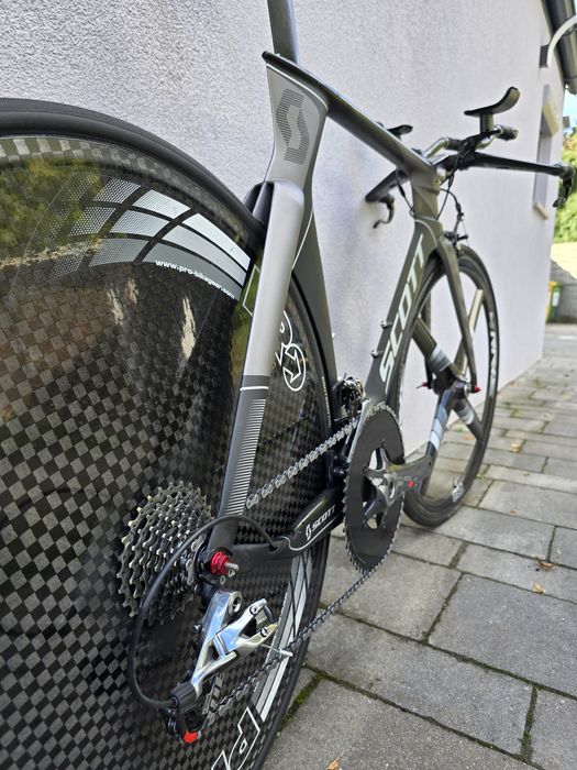 Rower Czasowy TT Scott Plazma 3, Red, Dysk roz.54/M