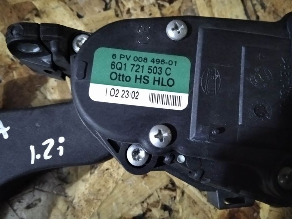 PEDAL ACELERADOR SEAT IBIZA 6L VOLKSWAGEN POLO 9N 6Q1721503C