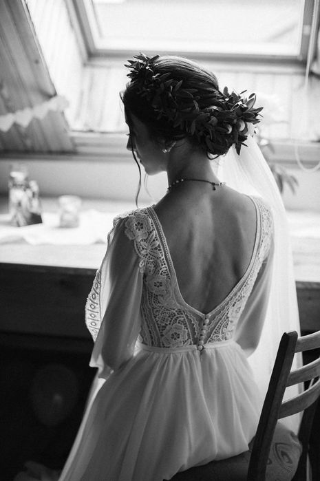 Весільне плаття Білий ангел White angel XS-S і фата