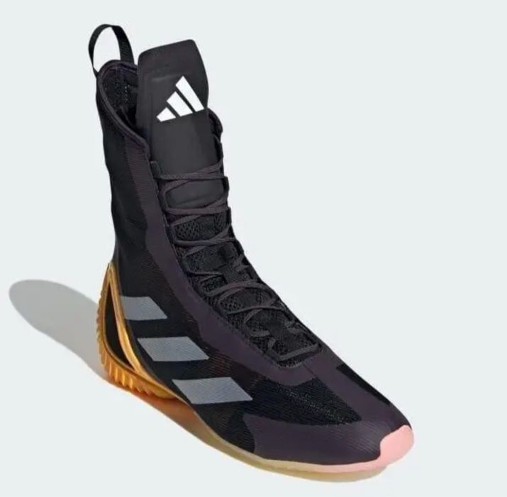 Обувь для бокса (боксерки) Adidas Speedex Ultra | черно/желтый