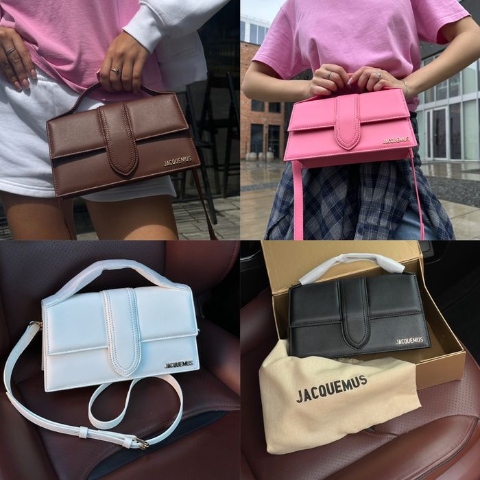 Сумка Jacquemus Le Grand Bambino шкіра | шоколадна, рожева, біла,чорна