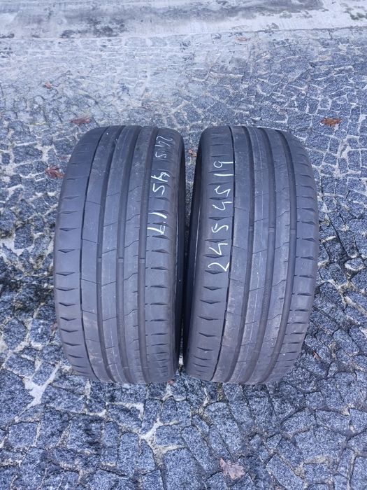 Vendo pneus semi-novos 245/45/19 Continental