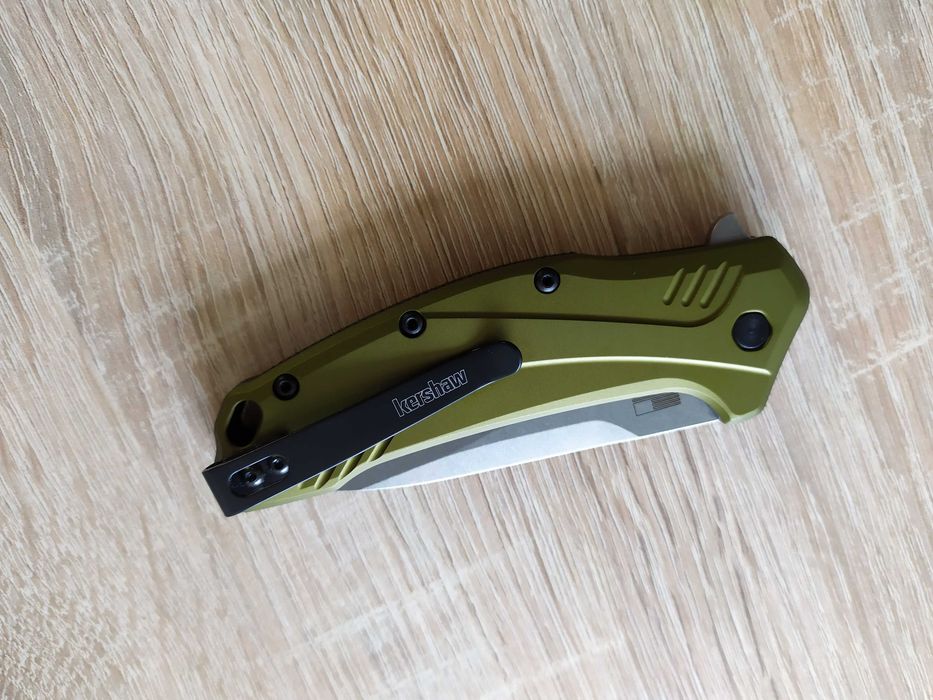 Нож Kershaw Link CPM 20CV Stonewashed KS1776OLSW, Aluminum Handle