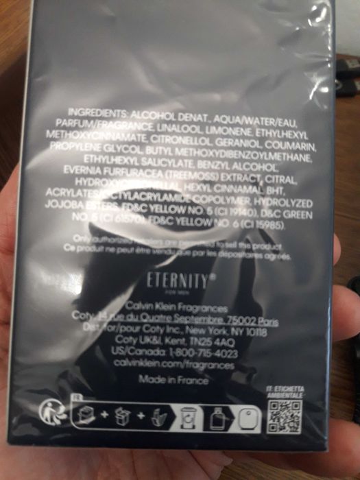 Calvin Klein Woda Toaletowa Oryginalna Eternity For Men 100 ml