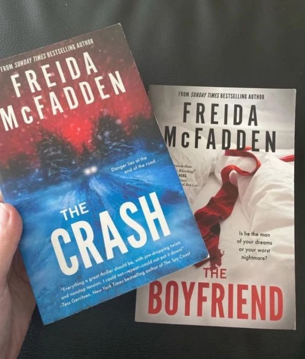 2 Livros Freida Mcfadden the boyfriend + the crash