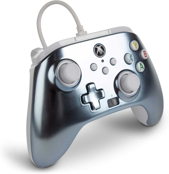 Pad PowerA Enhanced Metallic Ice do Xbox Series X/S, Xbox One, PC Przewodowy