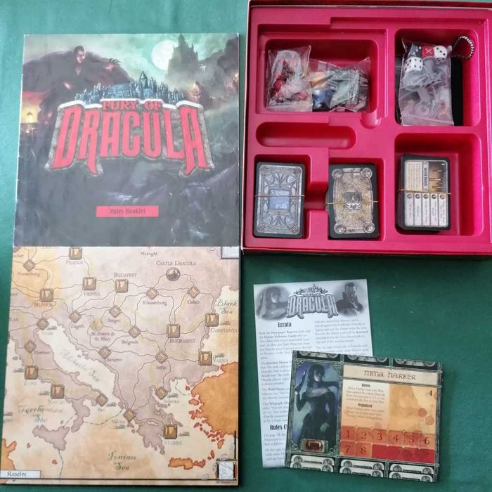 Fury of Dracula - jogo de tabuleiro