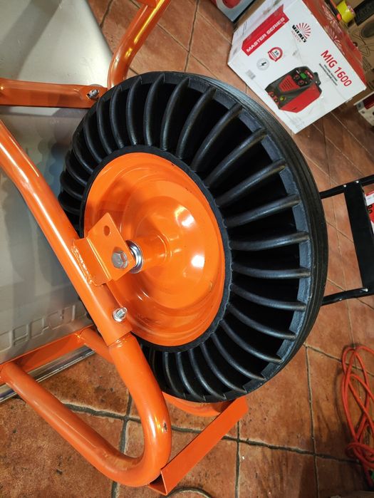 Тачка одноколесная 100/180 (К)каучук/Самов/строит/100литр/180кг/Днепр