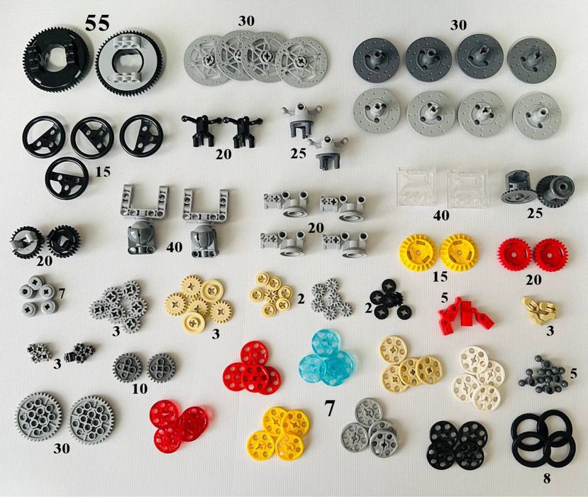 Лего технік шестерні диски technic