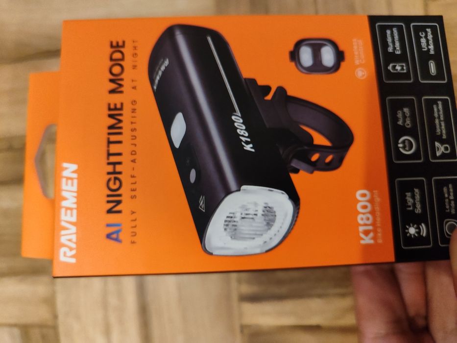Ravemen K1800 luz bicicleta