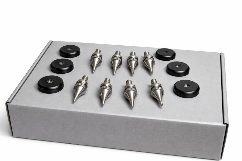 10 Speakers spikes para isolamento de colunas de som