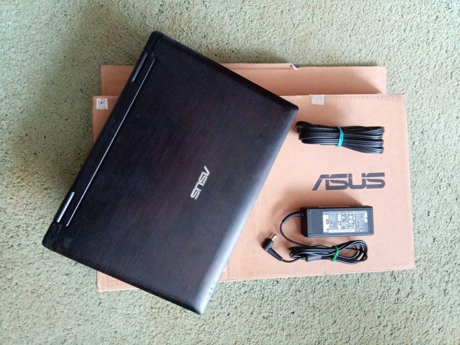 надежный ноутбук Asus в хорошем состоянии с блоком питания (зарядкой)