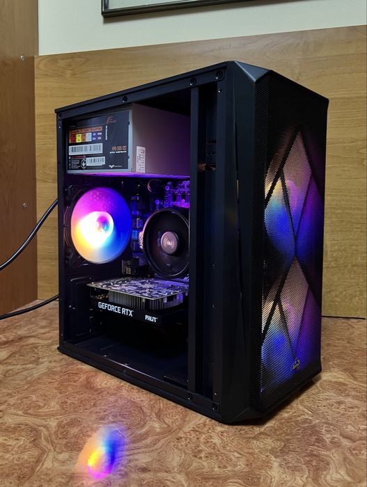Игровой компьютер 3050 6gb Palit / ryzen 5 5500 / 16gb DDR4 + Монитор 32" 165Hz