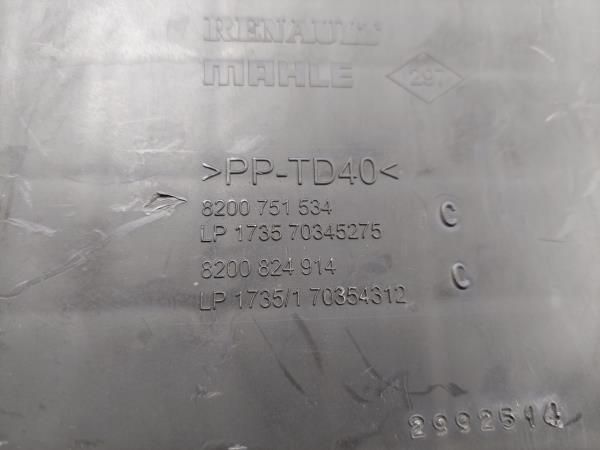Caixa filtro ar RENAULT Master III Chassis (EV/HV/UV)