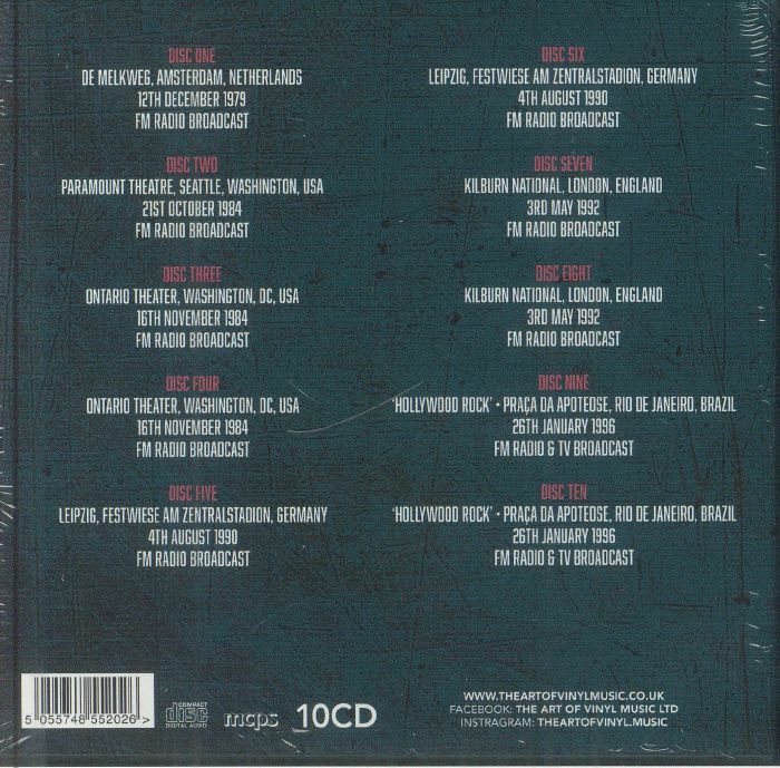THE CURE - Boys Dont Cry Live 1979_1996 BOX 10CD [UK]