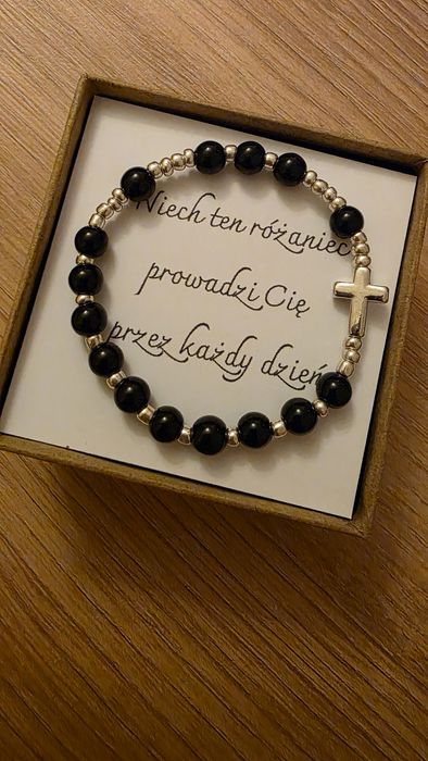 Różaniec na rękę w formie bransoletki
