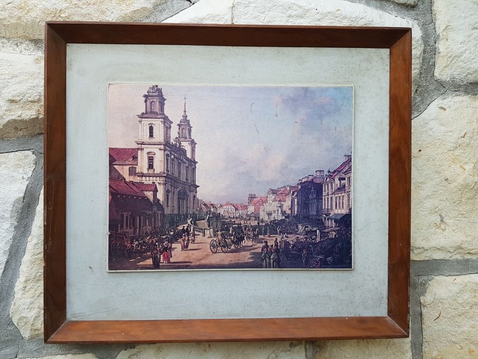 Reprodukcja Bernardo Canaletto Bellotto Krakowskie Przedmieście Nowy S