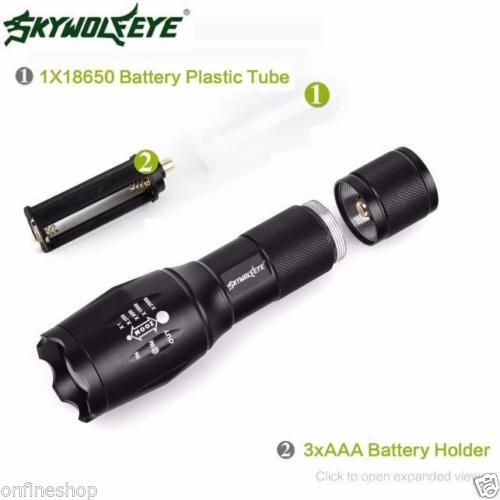 10000 Lumens Military-Grade Focus Flashlight, T6 Cree X800 G70064740117789441124