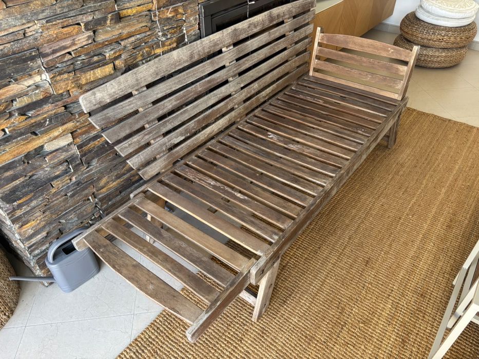 Sofa de jardim sem almofadas