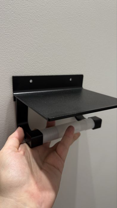 Тримач для туалетного паперу з підставкою