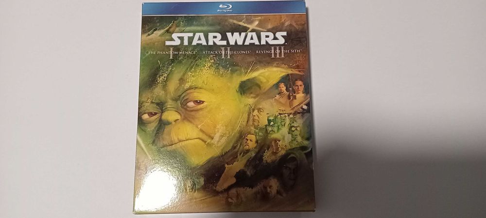 Gwiezdne Wojny 1-3 blu ray PL.