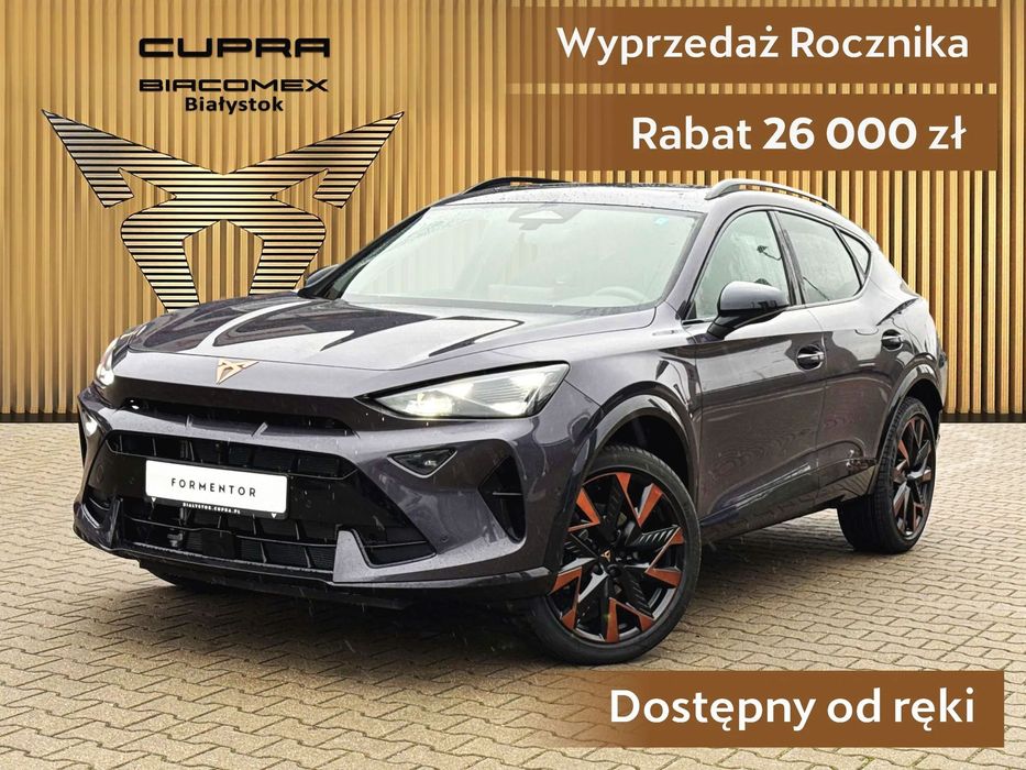 Cupra Formentor 1.5 150KM mhev DSG Matrixy, Alcantara, felga 19'' Rabat 25 853zł