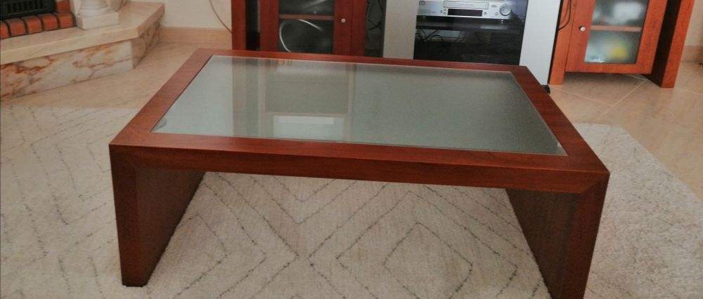Mesa de centro retangular