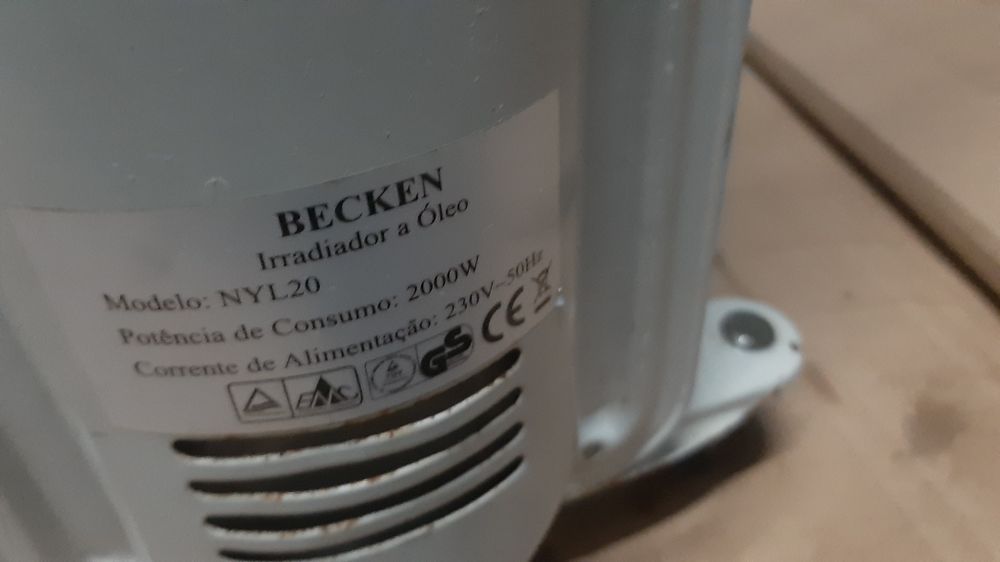 Aquecedor a funcionar muito bem