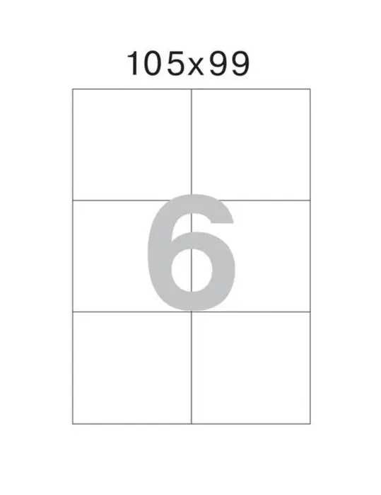 Етикетки самоклеючі (Этикетки самоклеящиеся) 105 мм*99 мм та інші