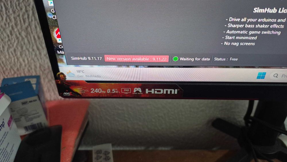 Monitor gaming 24 pol aoc
