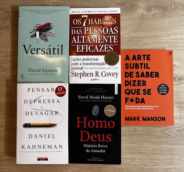 Livros Psicologia, História e Desenvolvimento Pessoal