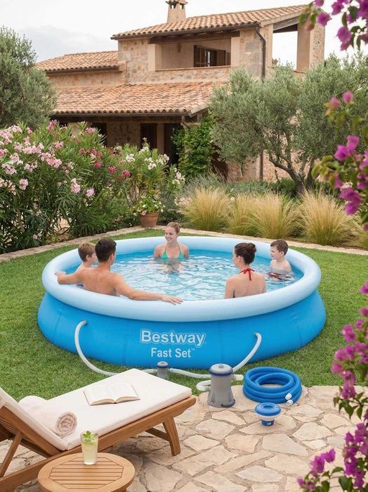Piscina como Nova Bestway Fast Set