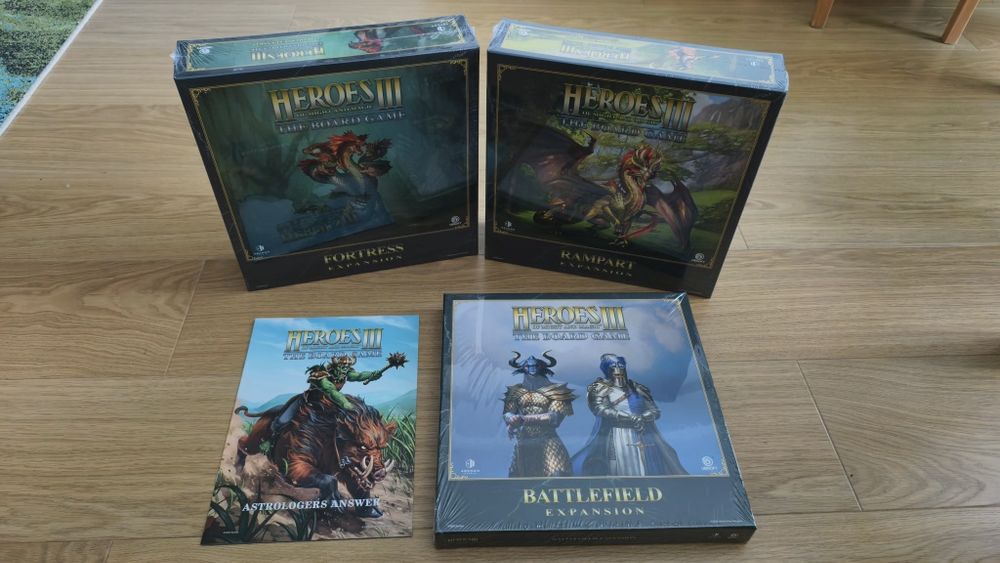 Heroes of Might and Magic 3 Boardgame Grail Pledge English Angielska