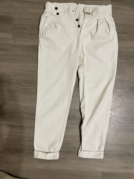 Штани Mason's Herringbone White (Baggy Fit)
