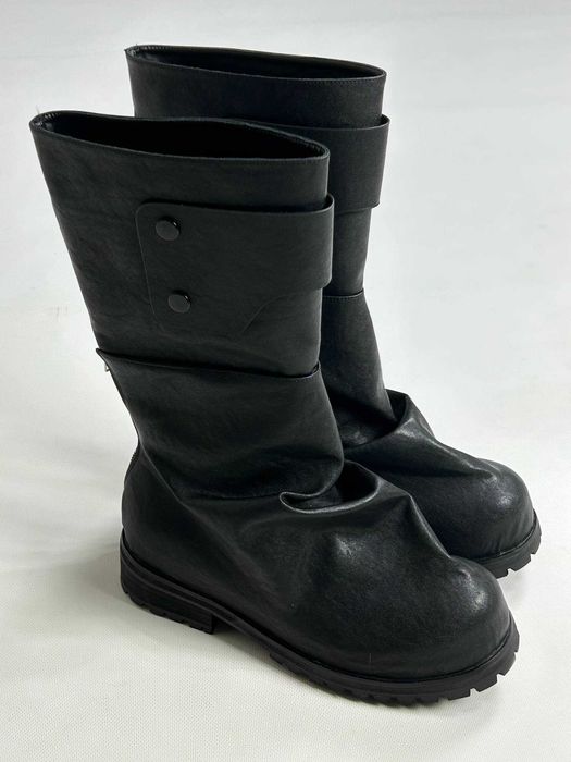 Черевики indie sleeze казаки hedi boy archive boots black архив чорні