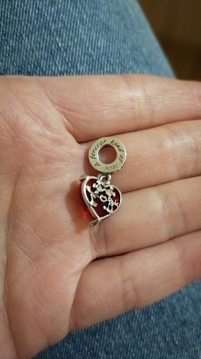Charms s925 walentynki