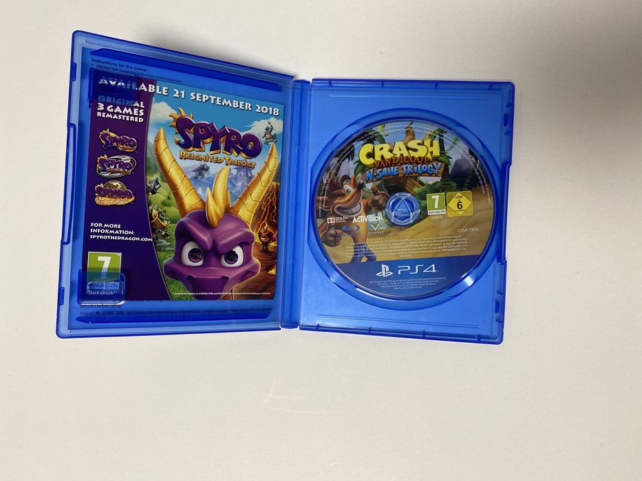 Crash, mass efect i assasins orginals PS4