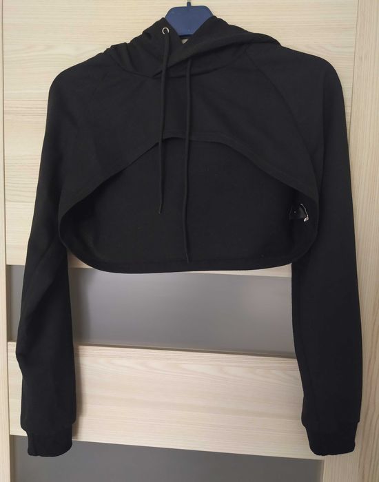 Krótka BLUZA z kapturem SHEIN dziewczęca młodzieżowa damska r. 36/S